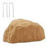 Faux Rock Cover, Outdoor Fake Rock Well Pump Cover, Realistic Natural Texture