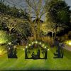 Christmas Garden Jesus Scene Decor, Solar Lighted Outdoor Nativity Set with 9 LED Lights