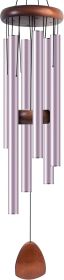 Large Aluminium Wind Chimes 37 Inches to Create a Zen Atmosphere Suitable for Outdoor, Garden (Color: Purple)