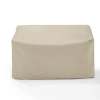 Direct Wicker 106x106in Durable and Water Resistant Outdoor Furniture Cover with Buckles Fits