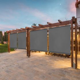 7'X6' Light Grey HDPE Spliced Roller Shutter (Option: Defaulttitle)