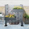 3ftx3ft Air Conditioner Fence for Outdoor Units,Metal Privacy Fence Cover, Perfect to Conceal Air Conditioning Units