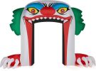Halloween Outdoor Decorations, Blow Up Yard Decorations, Built-in LED Lights Décor for Indoor Home Party Garden Lawn Store, 5.9FT Pumpkin Ghost