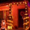 Halloween Lights,20FT 40 LEDs Holiday String Lights for Indoor Outdoor Decor,Battery Operated 8 Mode Waterproof Pumpkin String for Party Decorations