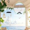 Color Changing Solar Wind Chime Light, Moon & Star Wind Chimes, Waterproof Outdoor Hanging Decor for Garden Balcony Porch