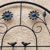 2 Pack Metal Garden Trellis 86.7" x 19.7" Rustproof Trellis for Climbing Plants Outdoor Flower Support