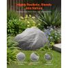 Faux Rock Cover, Outdoor Fake Rock Well Pump Cover, Realistic Natural Texture