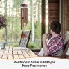 Large Aluminium Wind Chimes 37 Inches to Create a Zen Atmosphere Suitable for Outdoor, Garden