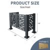 Air Conditioner Fence for Outdoor Units,Metal Privacy Fence Cover, Perfect to Conceal Air Conditioning Units,3- Fence Panels
