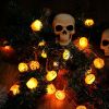 Halloween Lights,20FT 40 LEDs Holiday String Lights for Indoor Outdoor Decor,Battery Operated 8 Mode Waterproof Pumpkin String for Party Decorations