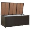 Patio Storage Box Poly Rattan