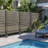 Outdoor Privacy Screen Fence for Backyard Pool Lawn
