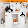 2Packs Halloween Decorations Outdoor,Halloweens Party Decoration Indoor,Spooky Ghost with Remote Control String Lights