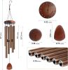 Large Aluminium Wind Chimes 37 Inches to Create a Zen Atmosphere Suitable for Outdoor, Garden